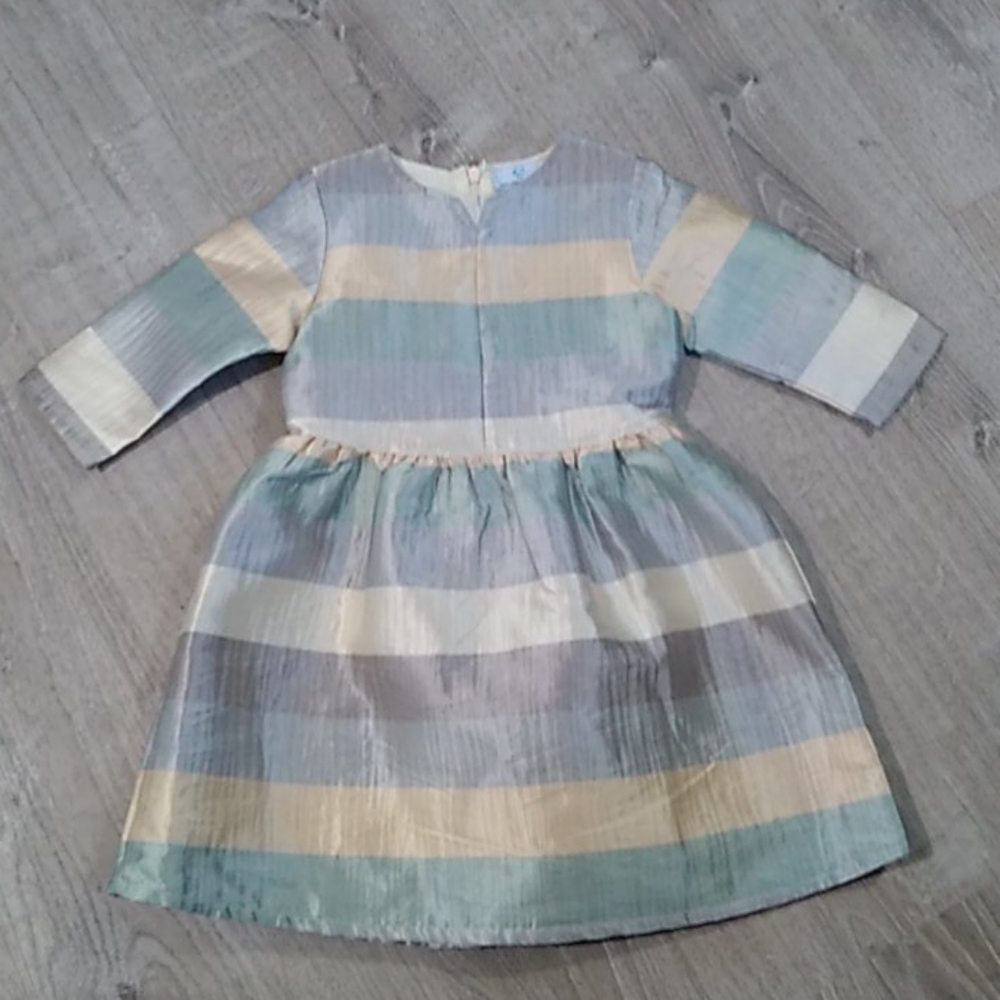 Whitlow Hawkins raw silk formal dress sz 4